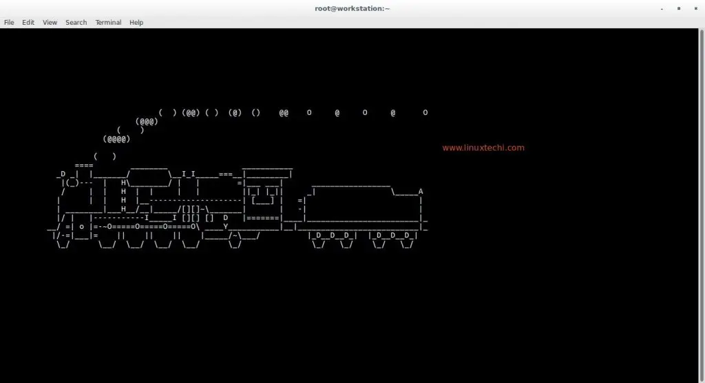 linux-sl-command-Steam-Locomotive