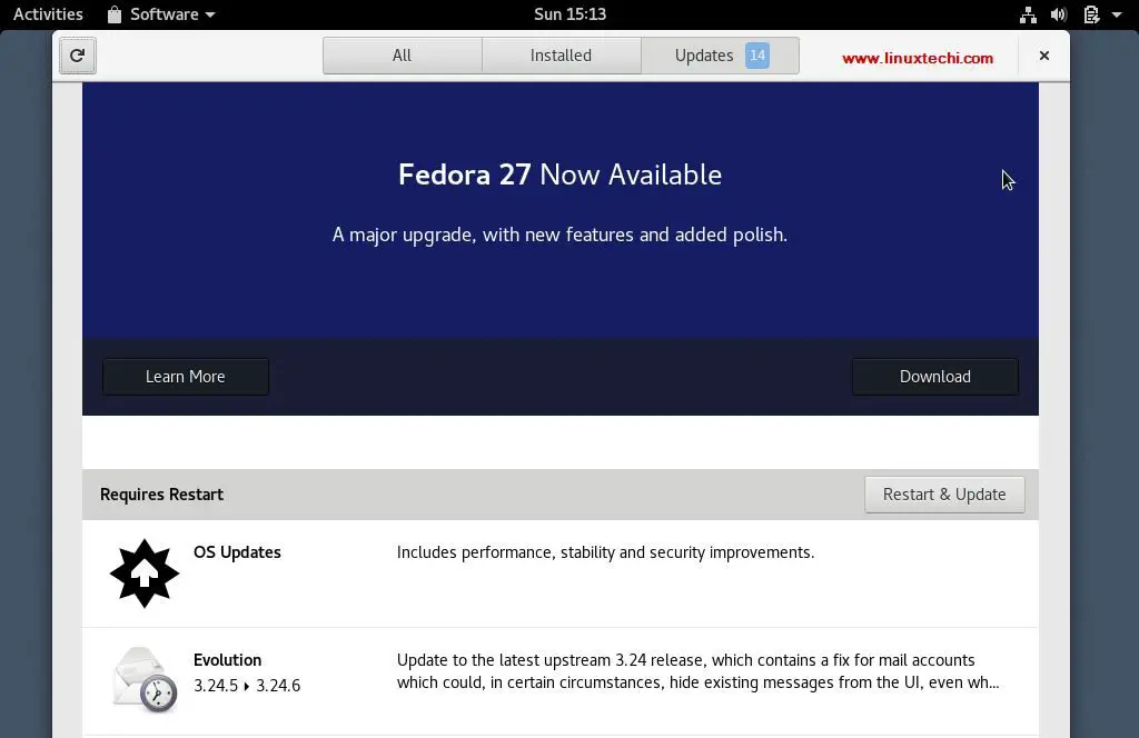 Upgrade-Fedora26-GNOME-Software