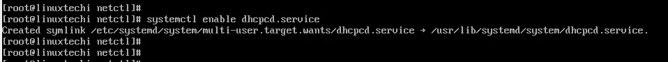 49-Enable dhcpcd service