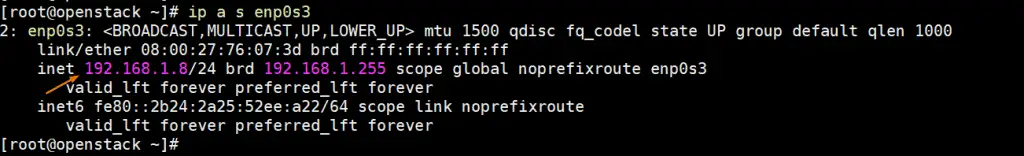 ifcfg-enp0s3-ip-command-linux