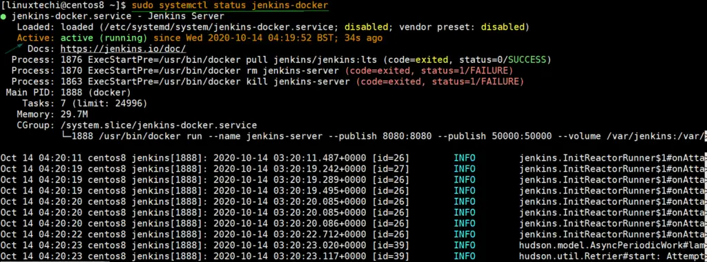 Jenkins-Service-Status-CentOS8