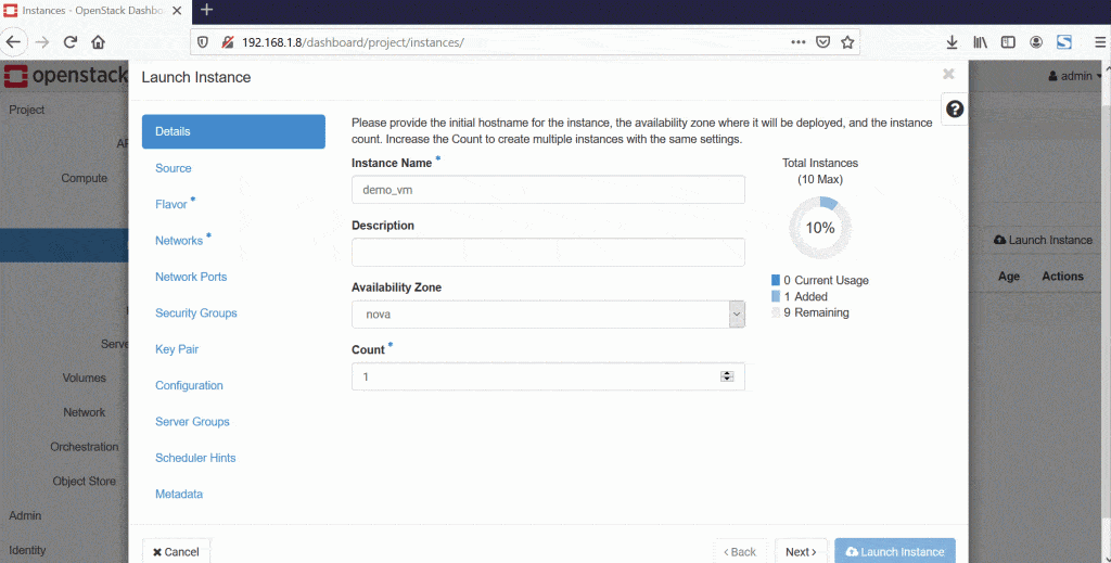 VM-Creation-OpenStack