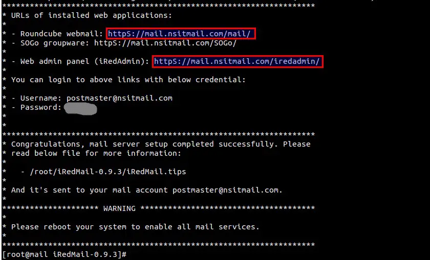 iredmail-installation-completed