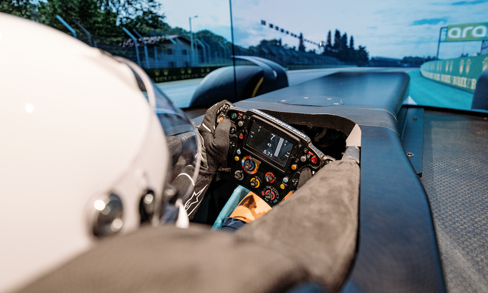 RB F1 team's simulator at Faenza