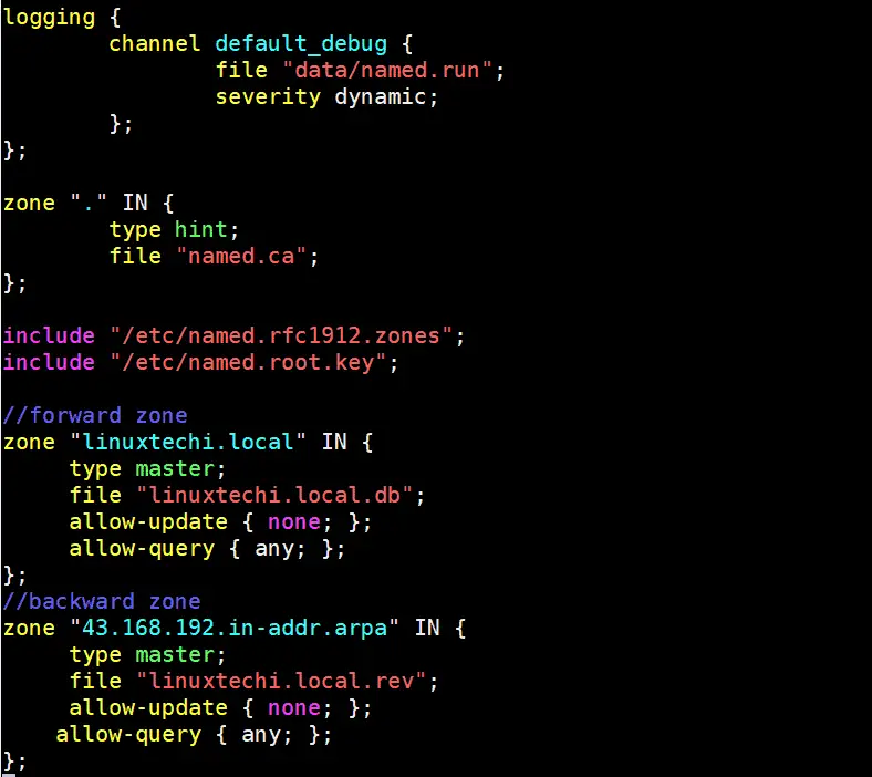 forward-reverse-zone-file-bind-centos8